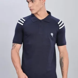 PR39 || Dark Navy || 100% Cotton Polo T-Shirt