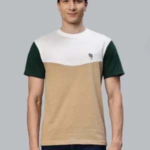 RFS008 || HS White || Round Neck Half Sleeve T-Shirt