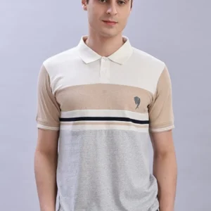 PR3 SS 001 || Biscut Melange || 100% Cotton Polo T-Shirt