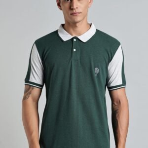 PR41 || Bottle GREEN || 100% Cotton Polo T-Shirt