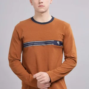 FS005 || Mustard || Full Sleeve Round Neck T-Shirt