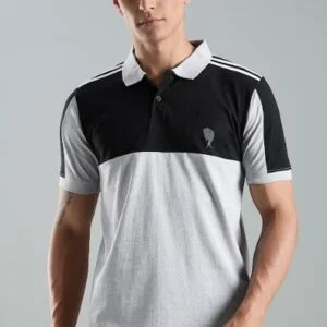 PR42||BLACK || 100% Cotton Polo T-Shirt