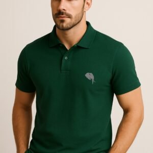 PR3 SS 003A  ||  Olive green || 100% Cotton Polo T-Shirt