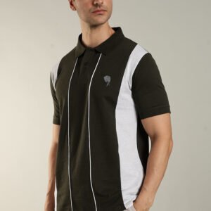 PR44||Olive|| 100% Cotton Polo T-Shirt