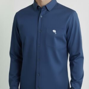 LS 003 || AIRFORCE BLUE|| Full Sleeve Shirts || 100% Cotton