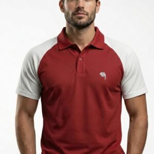 PR3 SS 007-A ||MAROON|| 100% Cotton Polo T-Shirt