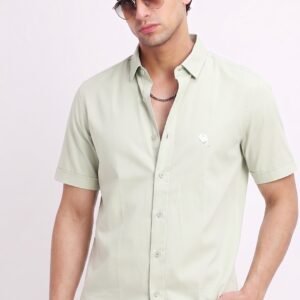 LS005||SOLID CARMEL||Half Sleeve Shirts || 100% Cotton