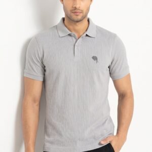 PR49||LIGHT GREY|| 100% Cotton Polo T-Shirt