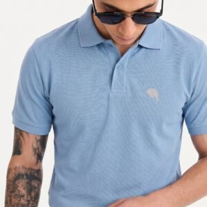 PR3 SS 008-B ||SKY BLUE|| 100% Cotton Polo T-Shirt